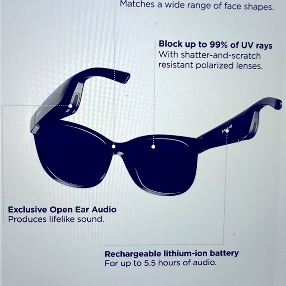 Bose Accessories Bose Cat Eye Sunglasses With Smart Audio Bluetooth